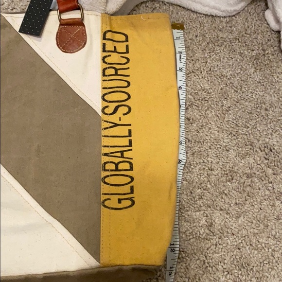 🆕K&K Canvas+Leather Handle Large Tote Bag♥️ - Picture 3 of 12